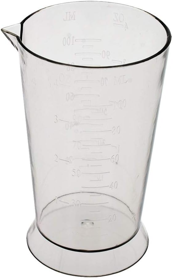 Colortrak Beaker, Measurement Markings in Ounces and Milliliters, 4 ounce by Colortrak
