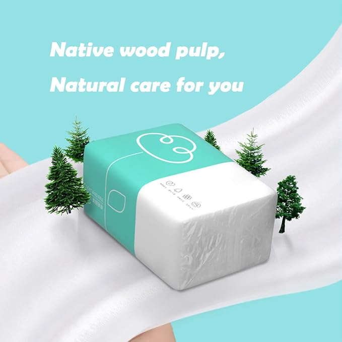 Pack of 6, Soft Small Facial Tissue, Toilet Paper, Bag Cover NOT Box, - Image 9