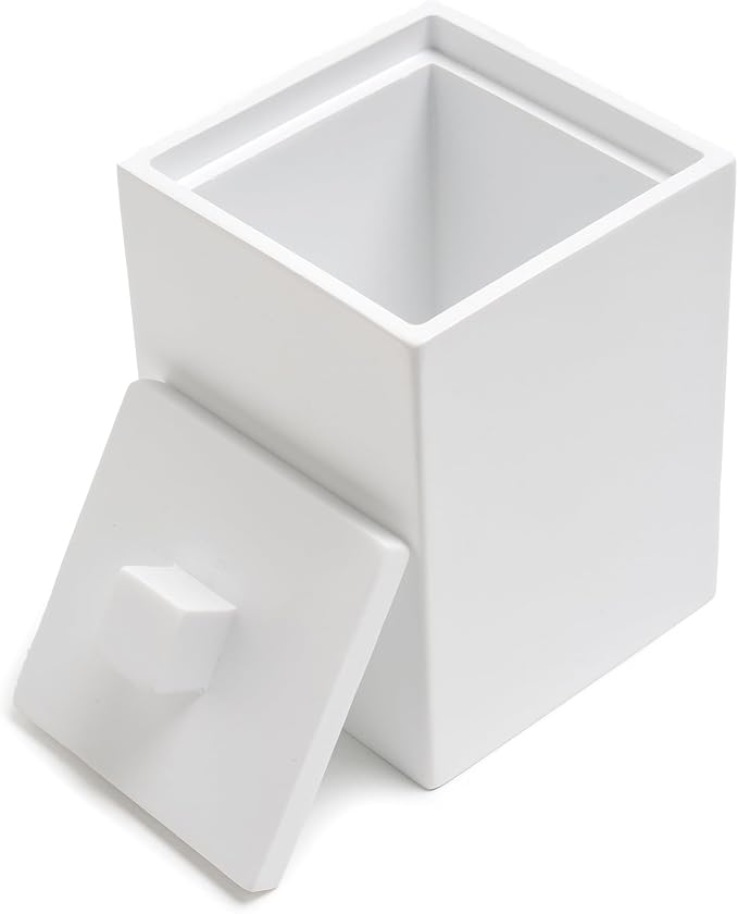 Bathroom Qtip Holder, Resin Cotton Swab Holder - Image 3