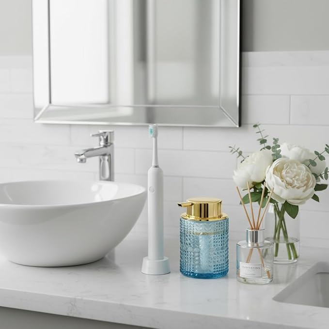 Glass Foaming Soap Dispenser, Foam Dispenser Bottle - Image 4