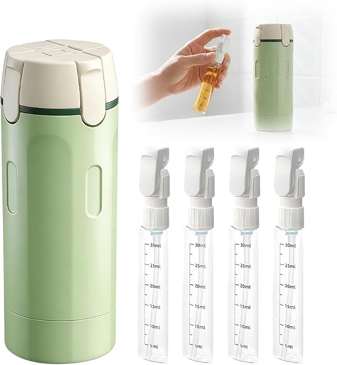 2026 New 4 in 1 Travel Dispenser Bottle, 4 Pack 30ML Travel Bottles by Eadwe