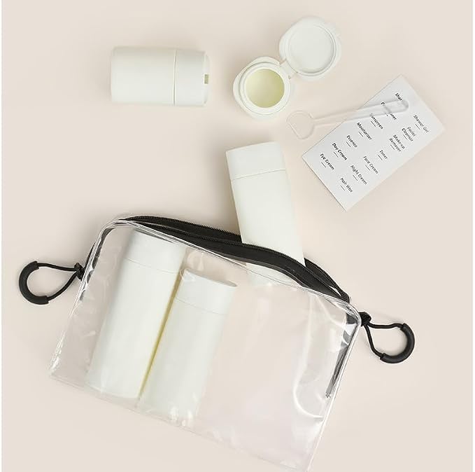 5 Pack Brief and Fashion Travel Bottles TSA Approved, BPA Free Travel Size - Image 8