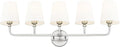 Bathroom Light Fixtures, 5 Light Brushed Nickel Vanity Lights by Metwet