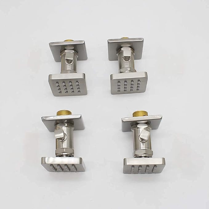 Solid Brass Shower Body Spray Massage Nozzle Wall Jets, Flow Can Be Controlled - Image 8