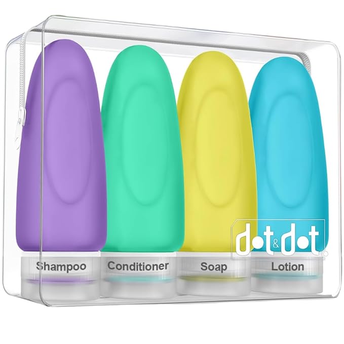 Dot&Dot Leak Proof TSA Approved Travel Bottles by DotDot