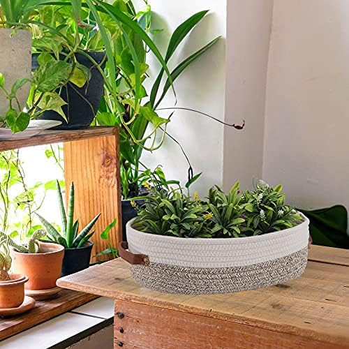 Woven Storage Basket for Toilet Tank Top, Farmhouse Home Decor Organizing - Image 4