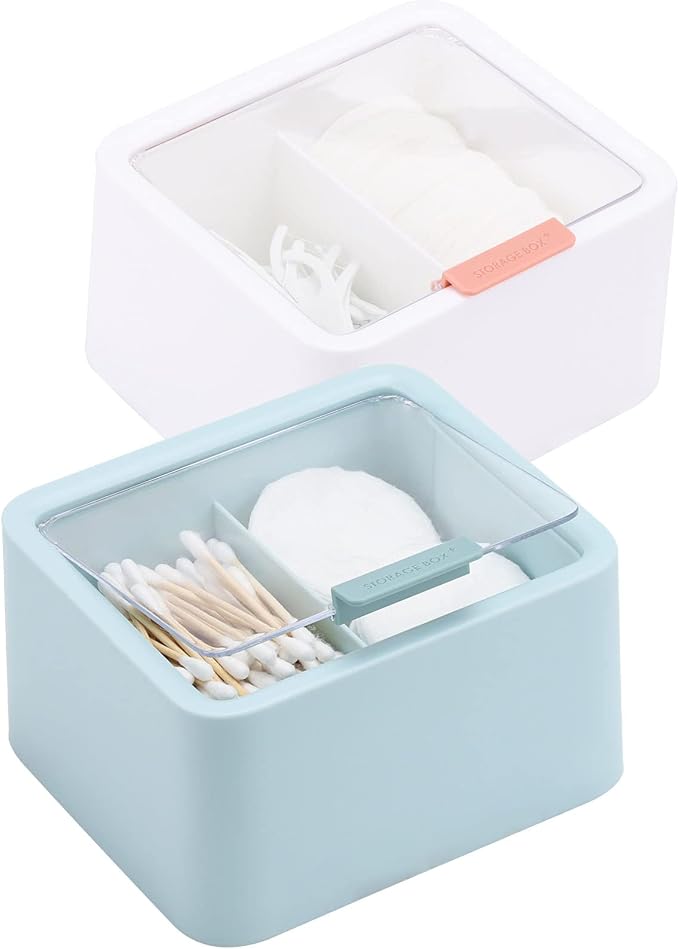 Tecbeauty 2pcs Qtips Holder by Tecbeauty