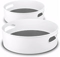Semlos 360° Rotating Lazy Susan Organizers, 2 Packs 9" and 12" Turntable Spice by Semlos