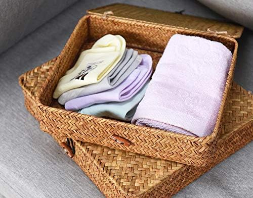 Seagrass Storage Basket Box - Image 6