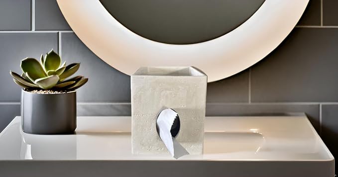Hymmah Square Tissue Box Cover Holder - Image 5
