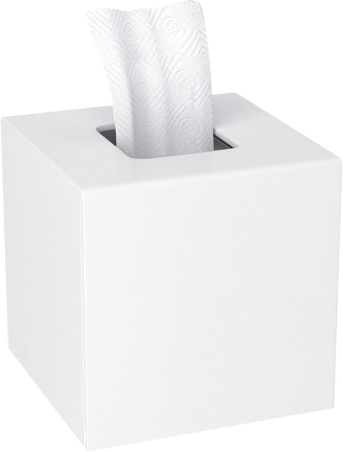 HIIMIEI Acrylic Tissue Box Cover Decorative Square Tissue Holder Napkin by HIIMIEI