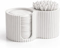 Cotton Pad and Swab Holder, 2-in-1 Bathroom Organizer by Unknown