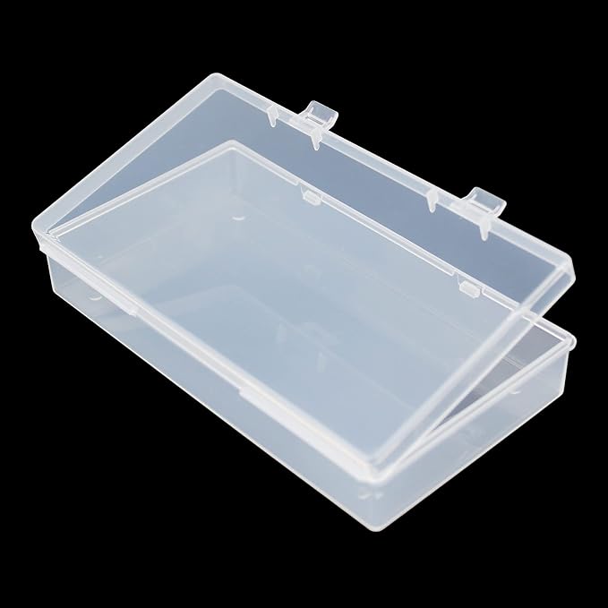 4 Pack Rectangular Clear Plastic Storage Containers Box - Image 7