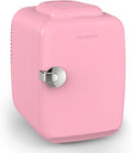 CROWNFUL Mini Fridge, 4 Liter/6 Can Portable Cooler and Warmer Personal by CROWNFUL
