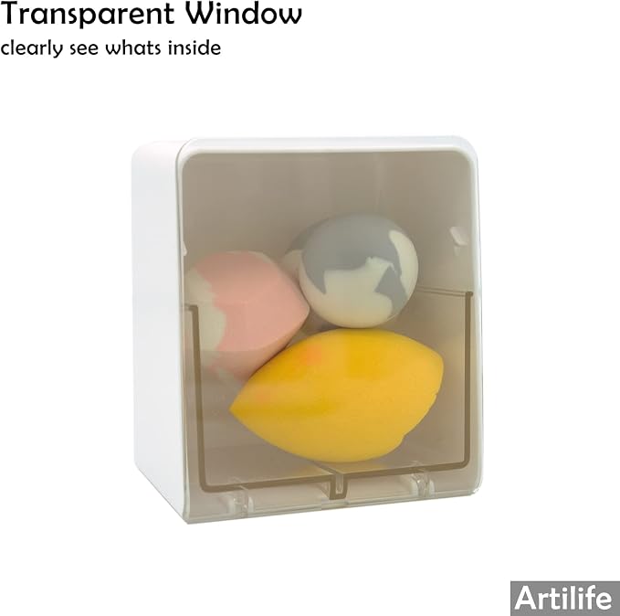 Artilife Bathroom Qtip Holder Canisters, Vanity Countertop Storage Organizer - Image 6