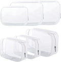 6 Pack Clear Toiletry Carry Pouch by BEFORYOU