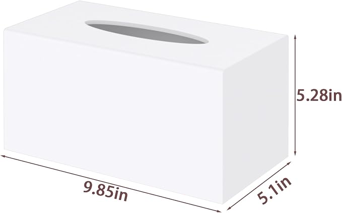 SILUT Tissue Box Cover Rectangular, Extra Large Tissue Box Cover, Plus Size - Image 7