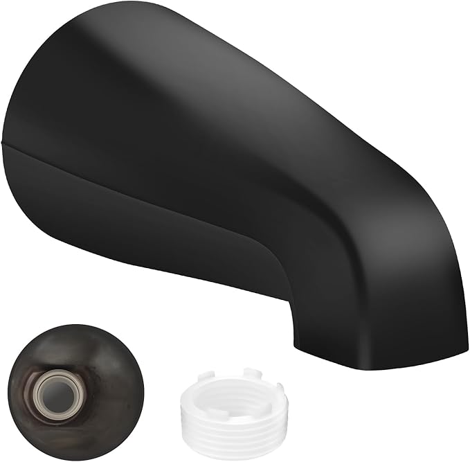 Universal Bath Tub Spout with Adapter, Bathtub Faucet Spout Without Diverter by Coolfell