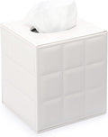 Sumnacon Square Leather Tissue Box Cover by Sumnacon