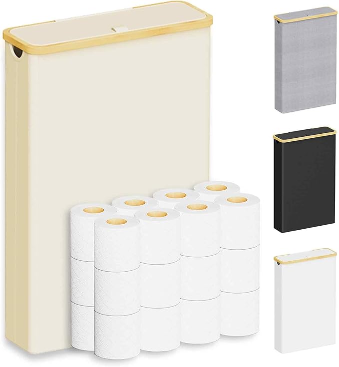 SpaceAid Extra Large Toilet Paper Storage by SpaceAid
