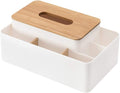 Poeland Multifunction Tissue Box Rectangular Facial Tissue Holder Dispenser by Poeland