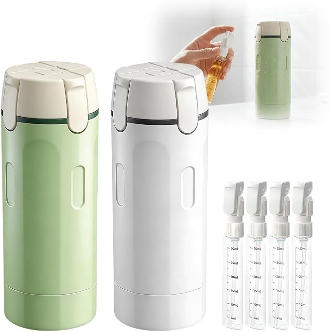 2026 New 4 in 1 Travel Dispenser Bottle, 4 Pack 30ML Travel Bottles by Eadwe