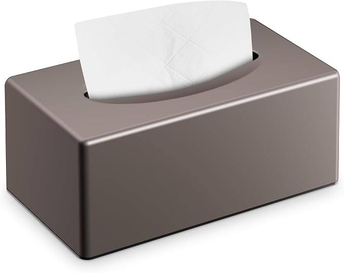 Tissue Box Cover, Rectangular Facial Tissue Holder by MoreTidierAndMoreFortunate