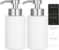 Foaming Soap Dispenser Set, 12 Oz Glass Hand Soap Dispenser by JiatuA