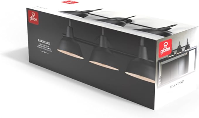 Globe Electric 65554 Barnyard 3-Light Vanity Light, Matte Black - Image 7
