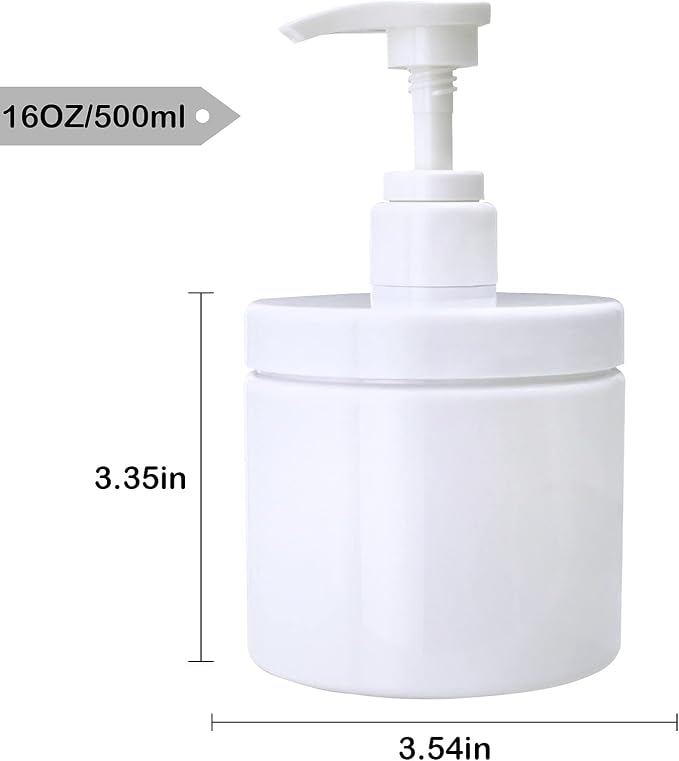 Cosywell Pump Bottle Dispenser Plastic Pump Bottles Refillable Bottles Wide - Image 2