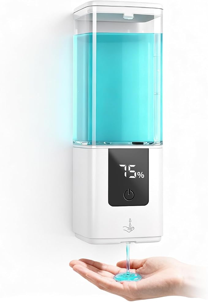LAOPAO Automatic Soap Dispenser Wall Mount Rechargeable Liquid Soap Pump by LAOPAOInc-TheUSA
