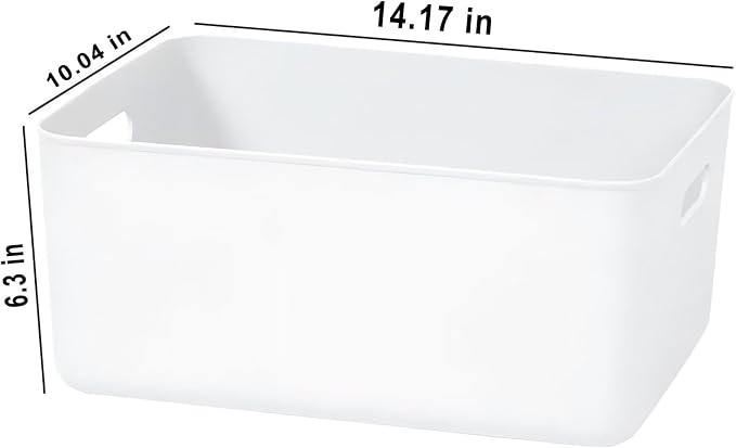 Ytteve White 2-Pack Large Plastic Storage Bins - Image 2