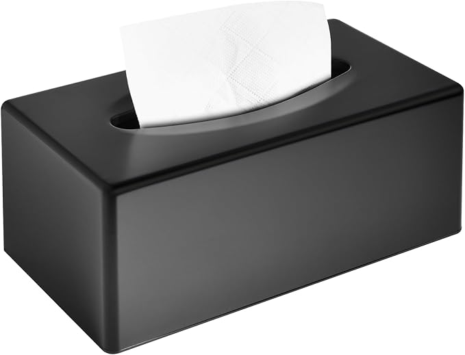 Tissue Box Cover, Rectangular Facial Tissue Holder by MoreTidierAndMoreFortunate