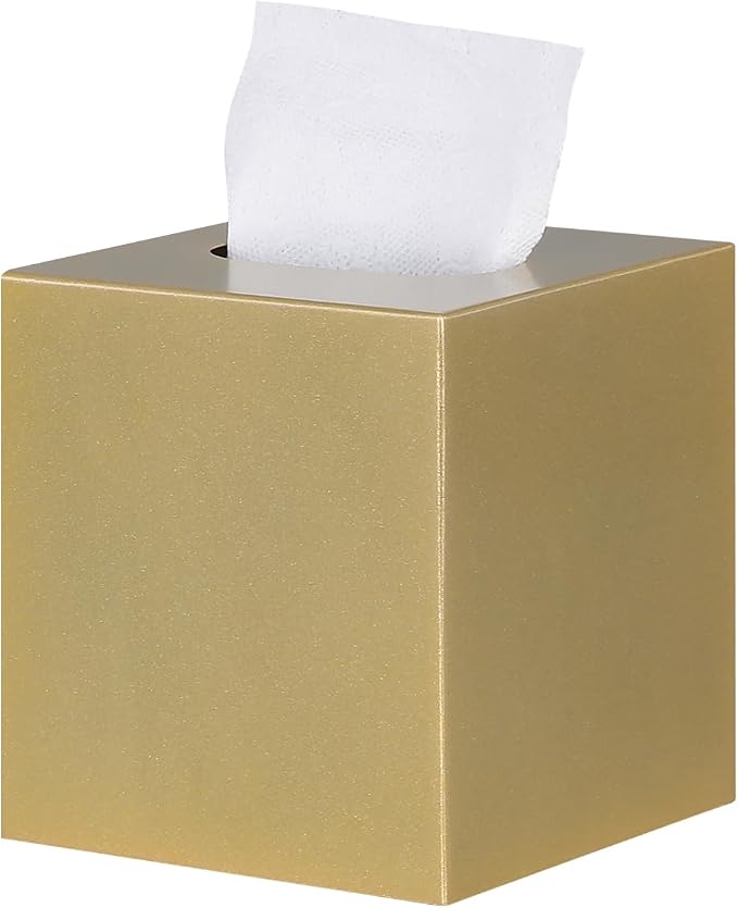 Metal Square Tissue Box lid, Modern Facial Tissue Holder - Image 2