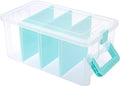 BTSKY Clear Plastic Dividing Storage Box by BTSKY