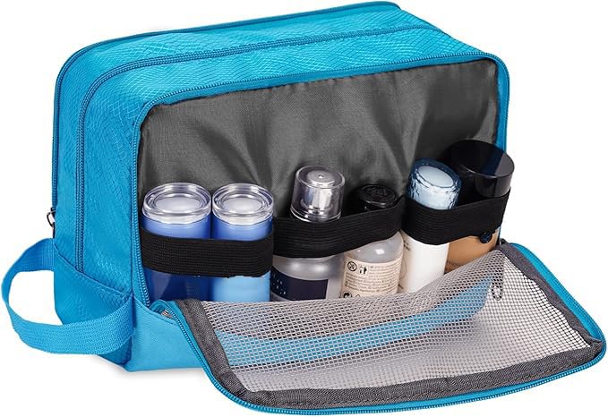Toiletry Bag for Men Hanging Dopp Kit Water Resistant Shaving Bag Small - Image 5