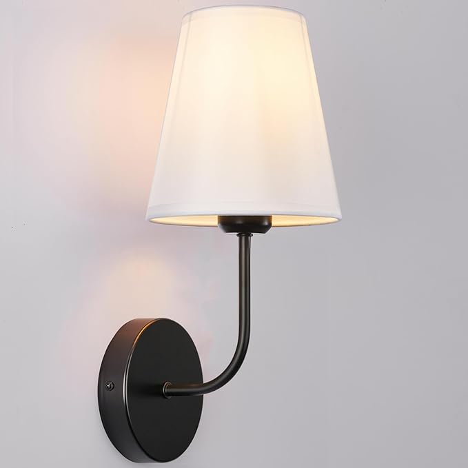 Modern Hardwired Wall Sconce Set of 2 – Matte Black Finish - Image 2