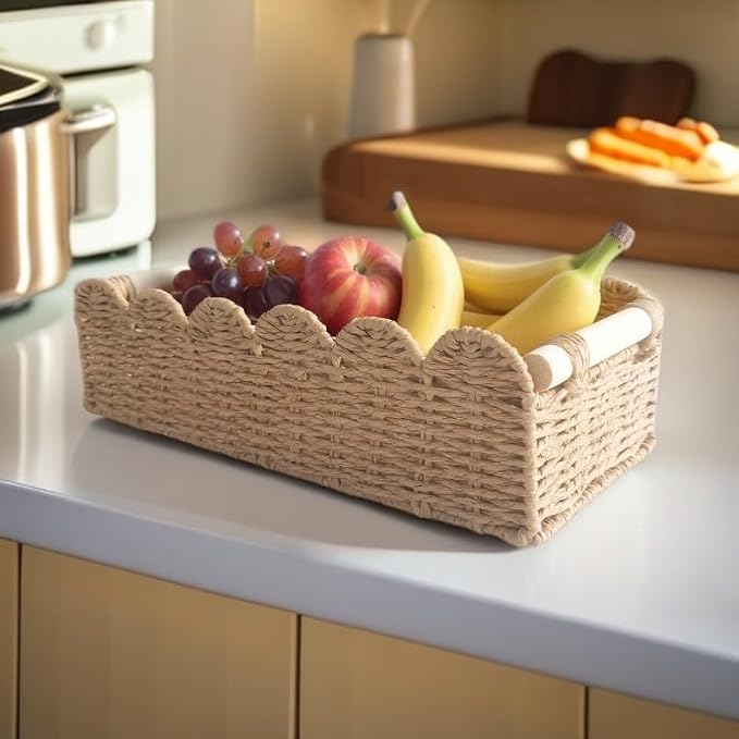 Toilet Paper Storage Basket for the Top of the Toilet Tank – A Decorative and - Image 7