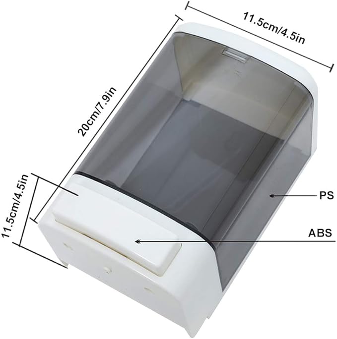 Evhome Manual Soap Dispenser Kitchen Bathroom Wall Mounted Commercial Soap - Image 3