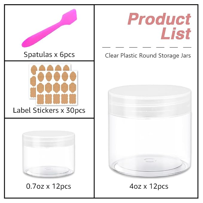 4 oz Clear Small Plastic Containers - Image 4