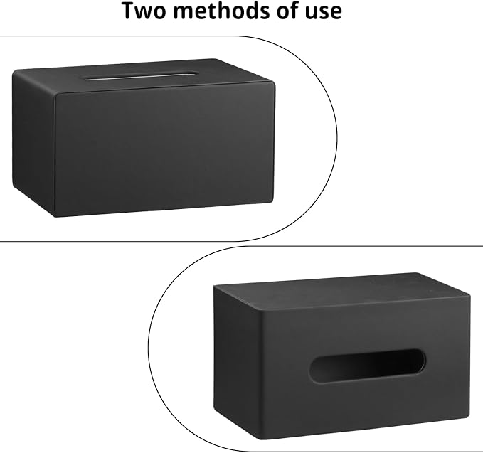 PU Leather Tissue Box Cover Rectangle - Image 4