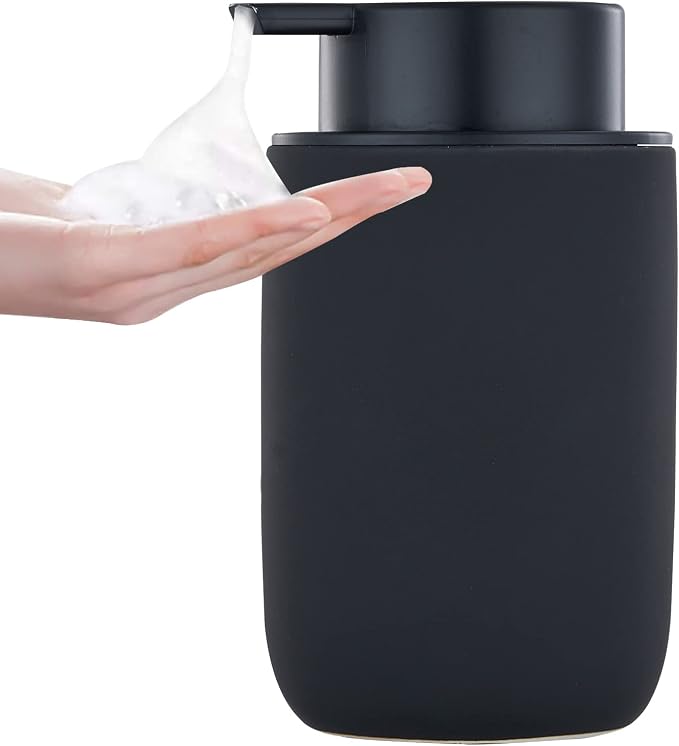 Black Foaming Hand Soap Dispenser by BSDISP