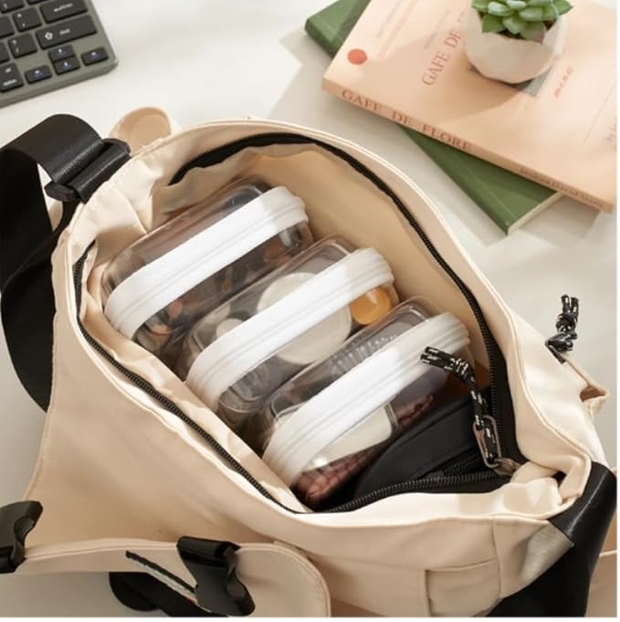 3-Pack Small Clear Hard Shell Zipper Pouches, Hard Case Pouches - Image 5