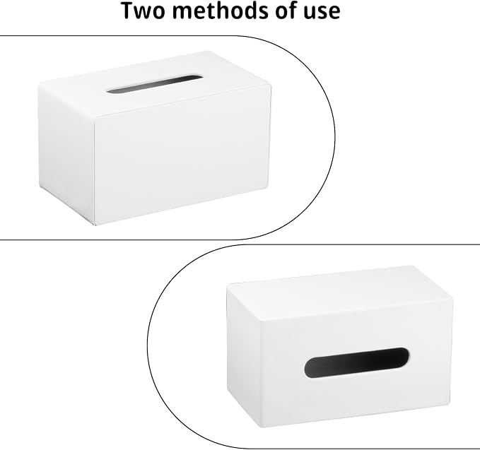PU Leather Tissue Box Cover Rectangle - Image 4