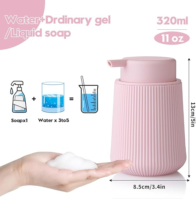 Striped Foaming Hand Soap Dispenser - Image 2
