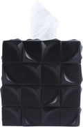 Hymmah Modern Square Tissue Box Cover Holder, Bathroom Accessories Decor Unique by Hymmah