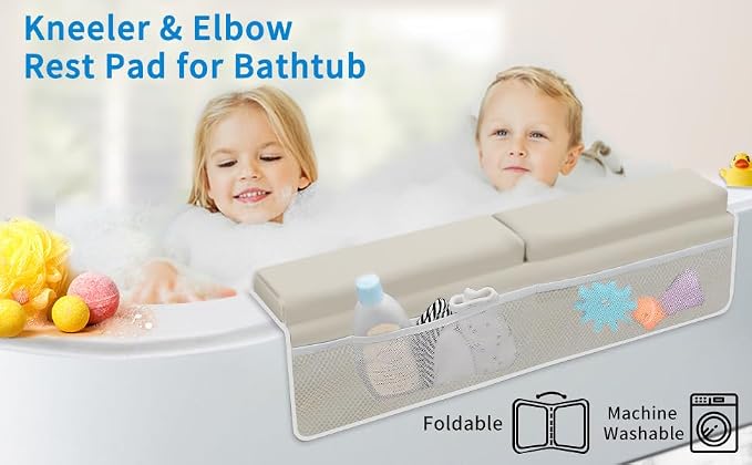 JJGoo Bath Kneeler with Elbow Rest Pad Set, 1.5 inch Kneeling Pad Mat - Image 7