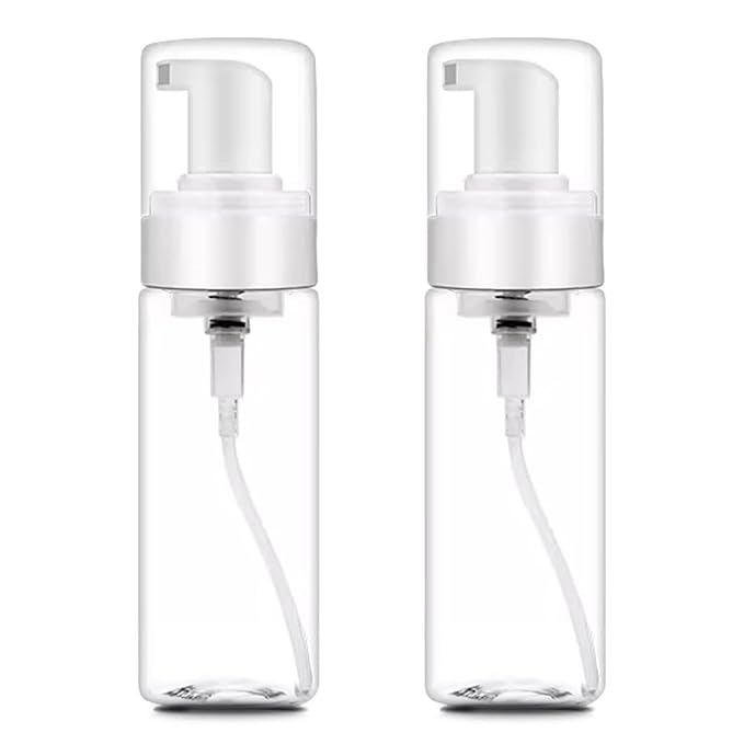 Foam Pump Bottle 1.7oz 2Pcs Foaming Soap Dispenser 50ml Foaming Spray Bottle by Autdor