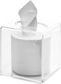 Clear Roll Tissue Box Holder by Cqacrylic