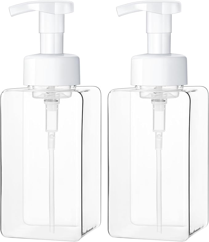 Foaming Soap Dispenser for Bathroom & Kitchen 15 Oz, Refillable Foam Hand Soap by Kzeirm